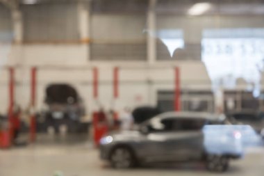 arkaplan için araç servis merkezi oto tamir atölyesi kullanımının mavimsi resmi