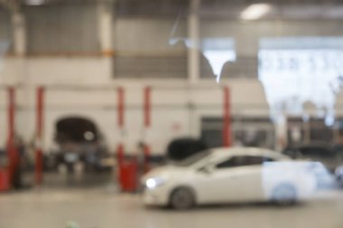 arkaplan için araç servis merkezi oto tamir atölyesi kullanımının mavimsi resmi