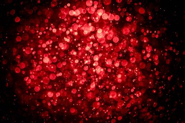 Görünür kırmızı noktalı bulanık fotoğraf, ışıl ışıl parlıyor. Duvar kağıdı olarak kullanılabilecek kadar lüks görünüyor.