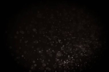 Siyah arkaplanı olan soyut siyah bokeh