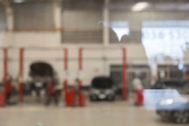 arkaplan için araç servis merkezi oto tamir atölyesi kullanımının mavimsi resmi