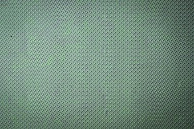 Yeşil elmas kaplama metal yüzey görünür aşınma ve çizikler