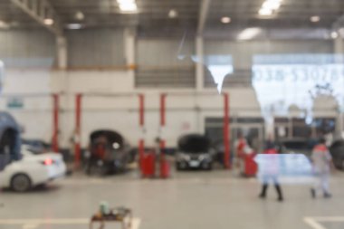 arkaplan için araç servis merkezi oto tamir atölyesi kullanımının mavimsi resmi