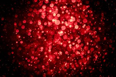 Görünür kırmızı noktalı bulanık fotoğraf, ışıl ışıl parlıyor. Duvar kağıdı olarak kullanılabilecek kadar lüks görünüyor.