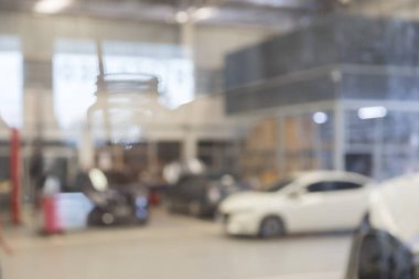 arkaplan için araç servis merkezi oto tamir atölyesi kullanımının mavimsi resmi