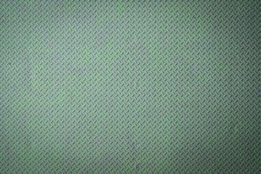 Yeşil elmas kaplama metal yüzey görünür aşınma ve çizikler