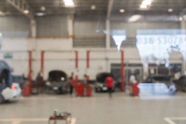 arkaplan için araç servis merkezi oto tamir atölyesi kullanımının mavimsi resmi