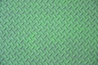 Yeşil elmas kaplama metal yüzey görünür aşınma ve çizikler