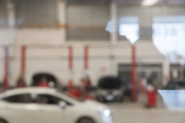 arkaplan için araç servis merkezi oto tamir atölyesi kullanımının mavimsi resmi