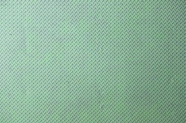 Yeşil elmas kaplama metal yüzey görünür aşınma ve çizikler