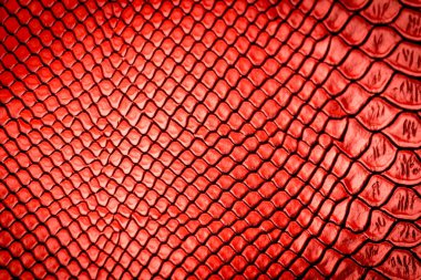 Kırmızı yılan derisi deseni arka plan için kullanılan yüzey detaylarını görebilir