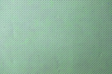 Yeşil elmas kaplama metal yüzey görünür aşınma ve çizikler