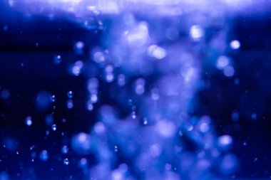 Soyut Mavi Bokeh ışık bulanık arkaplan parıltısı