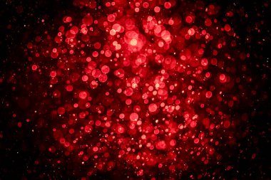 Görünür kırmızı noktalı bulanık fotoğraf, ışıl ışıl parlıyor. Duvar kağıdı olarak kullanılabilecek kadar lüks görünüyor.