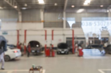 arkaplan için araç servis merkezi oto tamir atölyesi kullanımının mavimsi resmi