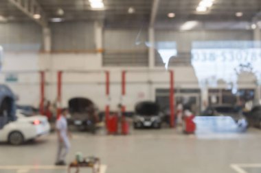 arkaplan için araç servis merkezi oto tamir atölyesi kullanımının mavimsi resmi