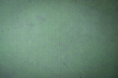 Yeşil elmas kaplama metal yüzey görünür aşınma ve çizikler