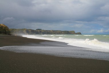 Black Stone Sahili Whirinaki Sahili, Hawke Körfezi Bölgesi, Napier, Yeni Zelanda Kuzey Adası