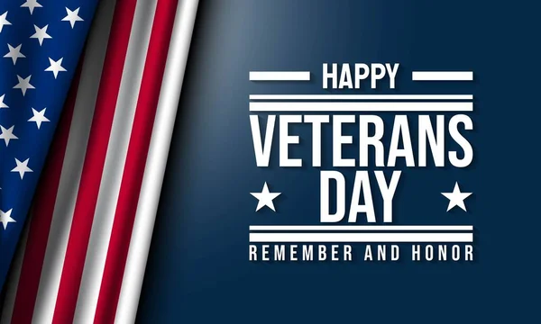 Veterans Day Background Design — Stock Vector