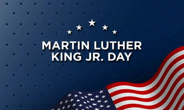 Martin Luther King Antecedentes Del Día — Vector de stock