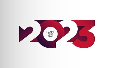 2023 Mutlu Yıllar Geçmiş Tasarımı.