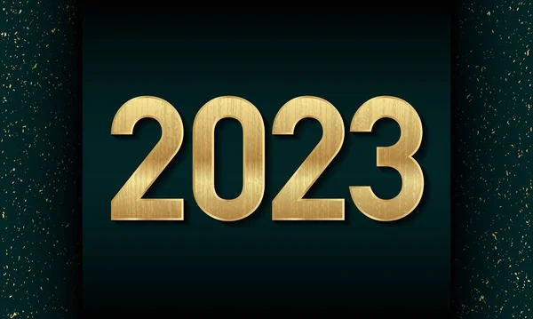 2023 Καλή Χρονιά Φόντο Σχεδιασμός — Διανυσματικό Αρχείο