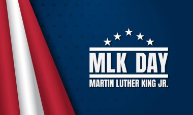 MLK Günü Arkaplan Tasarımı.