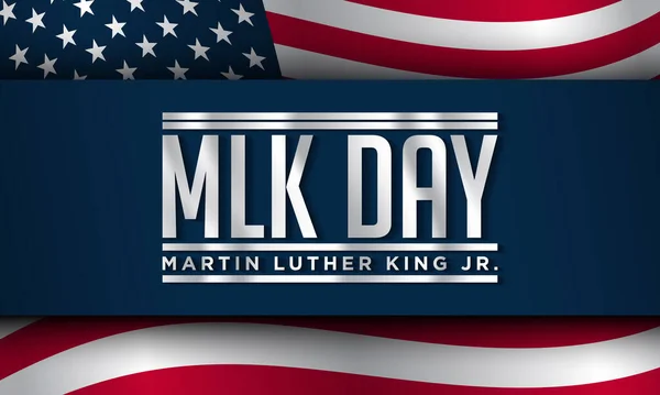 Amerika Birleşik Devletleri MLK Günü Arkaplan Tasarımı.