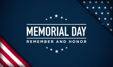 Anma Günü arka plan vektör çizim.