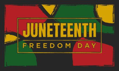 Haziran Özgürlük Günü Arkaplan Tasarımı. 