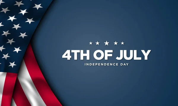 Χαρούμενη Ιουλίου Ηπα Ημέρα Ανεξαρτησίας Σχεδιασμός Φόντου — Διανυσματικό Αρχείο