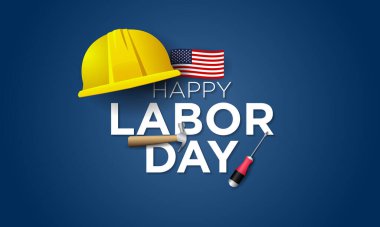 İşçi Bayramı arka plan tasarım.