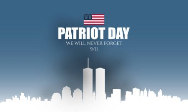 Patriot Day Background Design. 