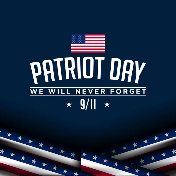Patriot Day Background Design Illustration Vectorielle — Image vectorielle