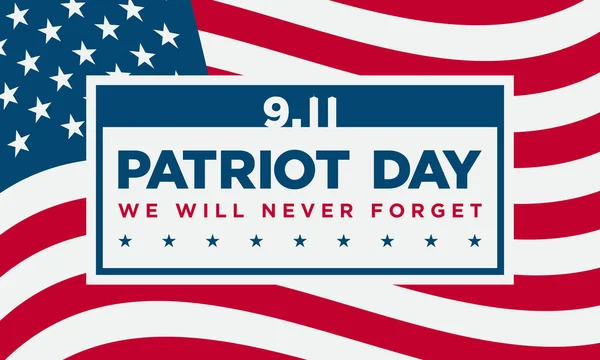 Patriot Day Background Design — Image vectorielle