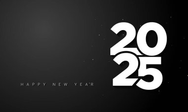 2025 Mutlu Yıllar Metin Tasarımı. 