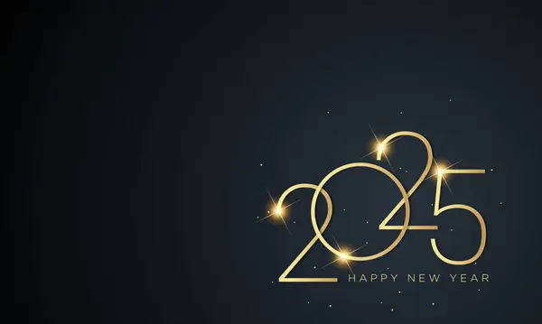 2025 Mutlu Yıllar Geçmiş Tasarımı. 