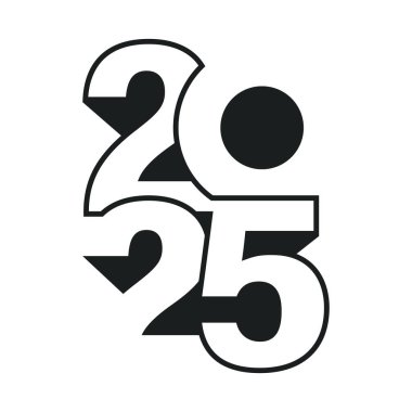 2025 Mutlu Yıllar Numara Tasarımı.