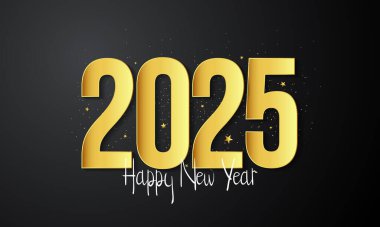 Mutlu yıllar 2025 arkaplan tasarımı.