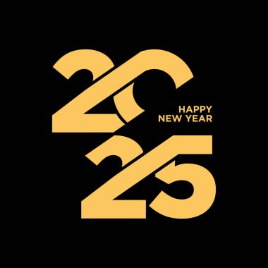 2025 Mutlu Yıllar Numara Tasarımı.