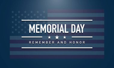 Anma Günü Arkaplan Tasarımı. Vektör İllüstrasyonu.