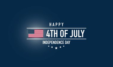 4 Temmuz Arkaplan Tasarımı.