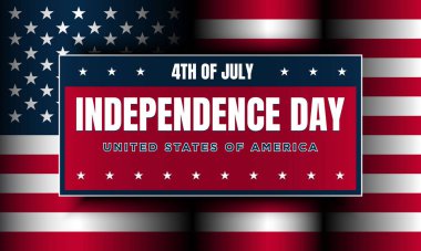 4 Temmuz Arkaplan Tasarımı.