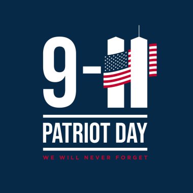Patriot Day Background Design.