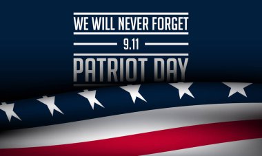 Patriot Day Background Design.