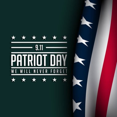 Patriot Day Background Design.