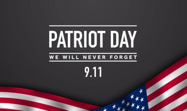 Patriot Day Background Design.