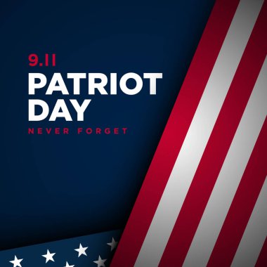 Amerikan Vatanseverlik Günü 'nü kutlamak için Tebrik Kartı veya Poster Tasarımı