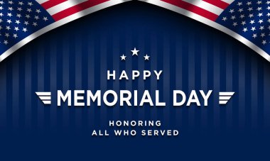 Anma Günü Arkaplan Tasarımı. Tebrik kartı, poster ya da afiş için uygun. Vektör İllüstrasyonu.