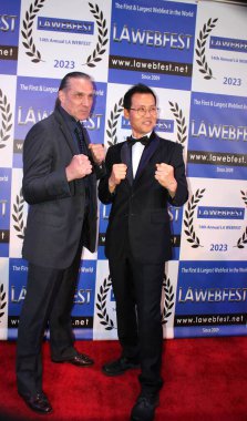 Los Angeles, CA - 5 Mayıs 2023 Webfest ödülleri için kırmızı halı geldi. Konuklarda içerik yaratıcıları, yazarlar, yapımcılar, ödül kazananlar yer aldı. Etkinlik, Griffith Park 'taki Barnsdale Tiyatrosu' nda düzenlendi..